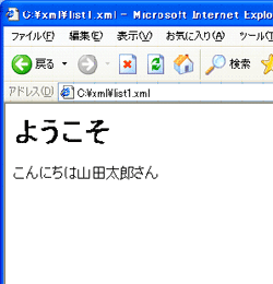 図4：IEで見た変換結果