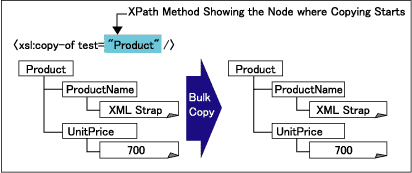 XPath Method Showing the Node where Copying Starts